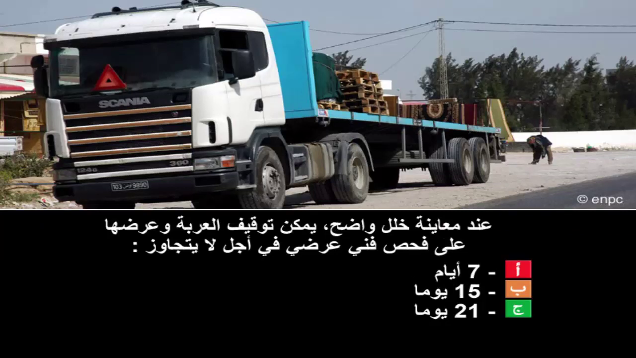 قواعد الجولان رخصة سياقة صنف ج ه